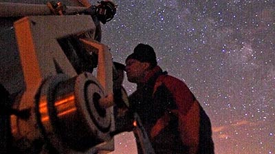 Observation au telescope