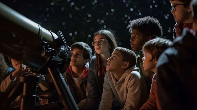 observation au télescope